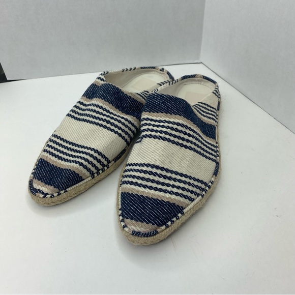 NWT Dolce Vita Indigo Fabric Mule Slide Sample Size 6 - Picture 7 of 10